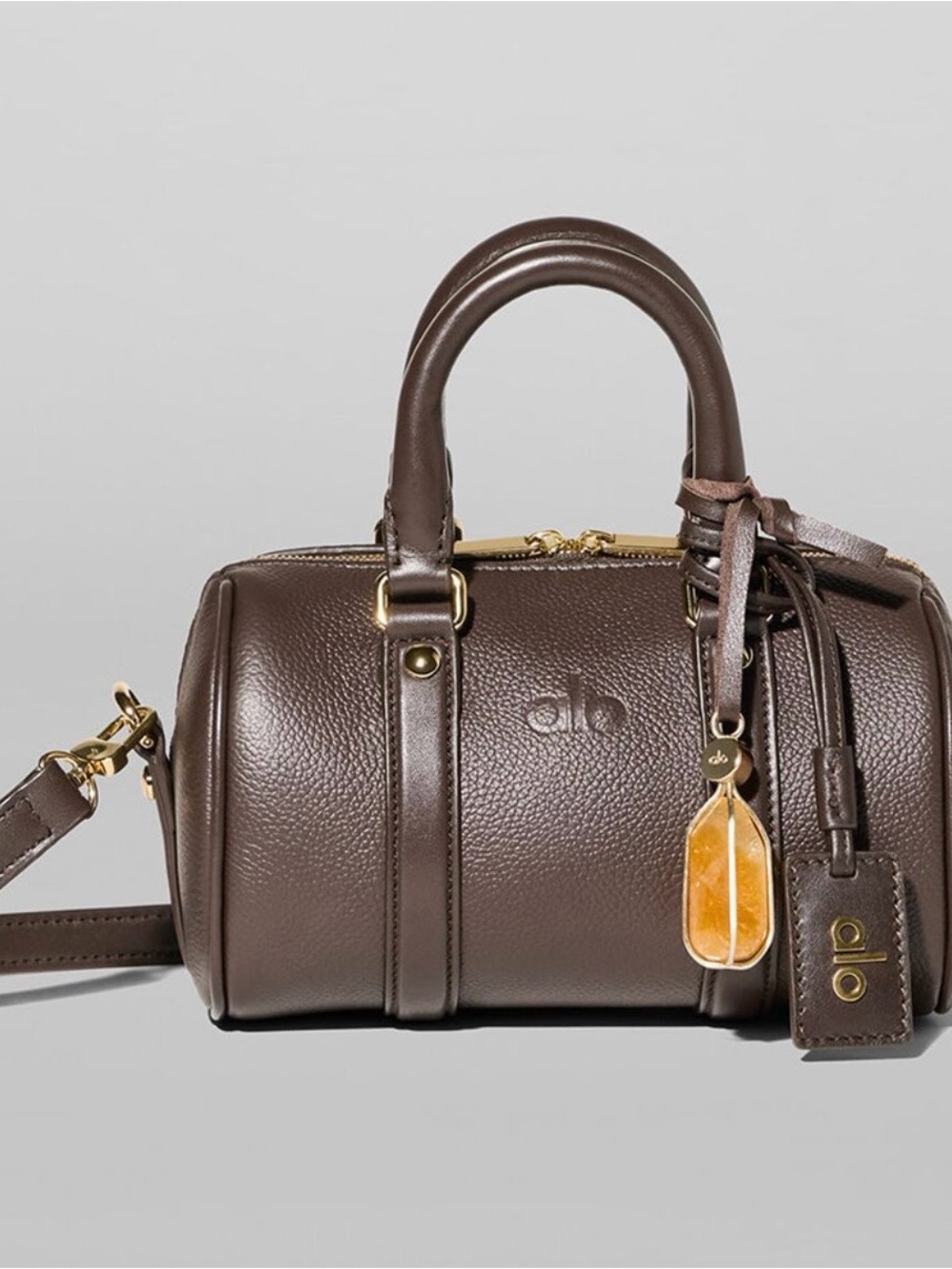 NEW Alo Mini Voyage in Espresso Leather